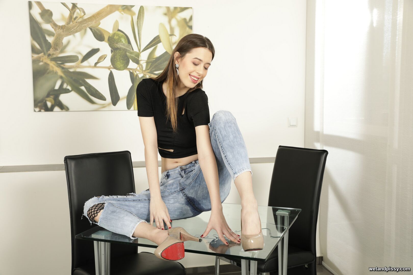 Mia De Vill — Pee Soaked Clothing