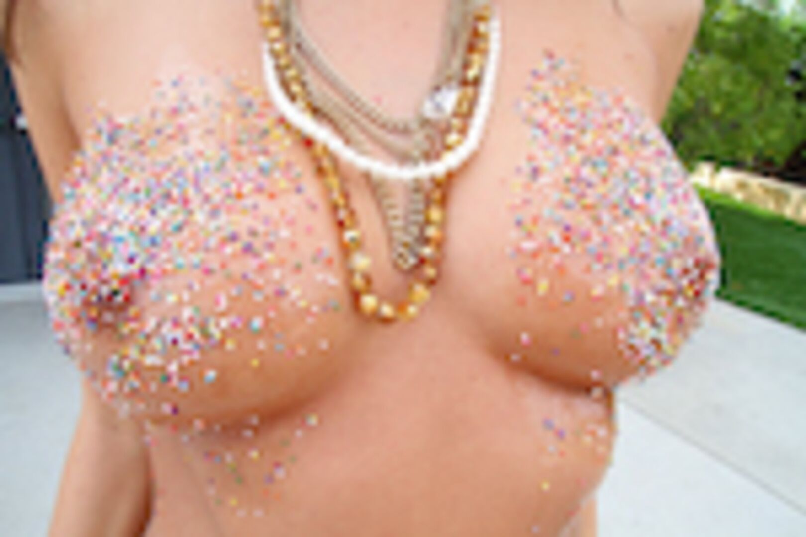 Her pussy is all pierced up