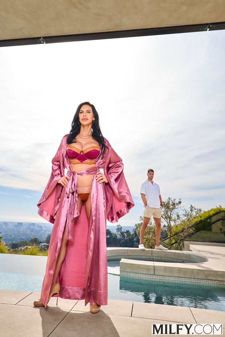 Trophy Wife Ditches Hubby For Pool Boy