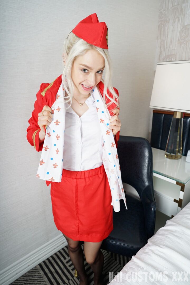Flight Attendant Fucks Before Work