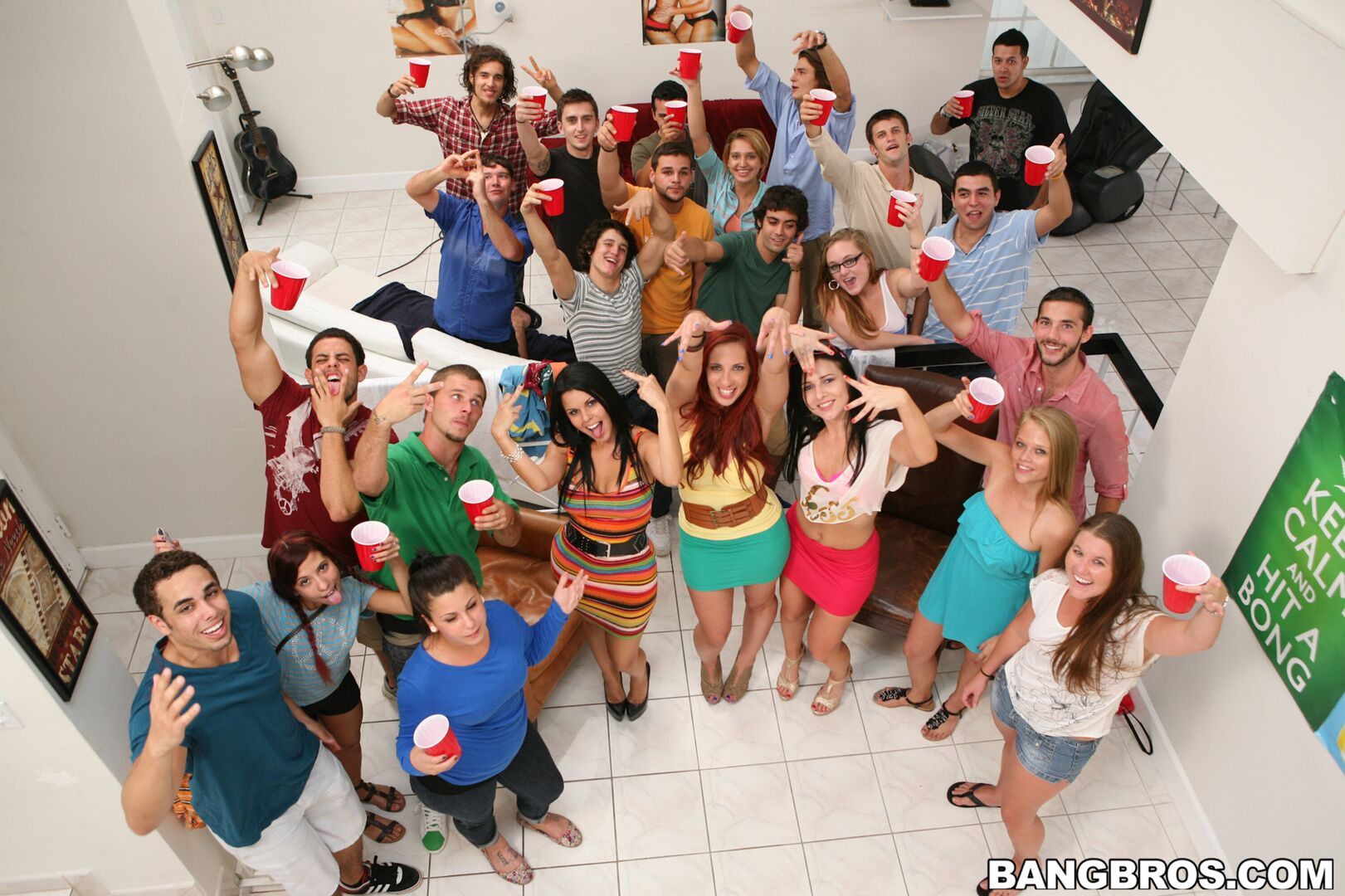 Pornstars crash another party
