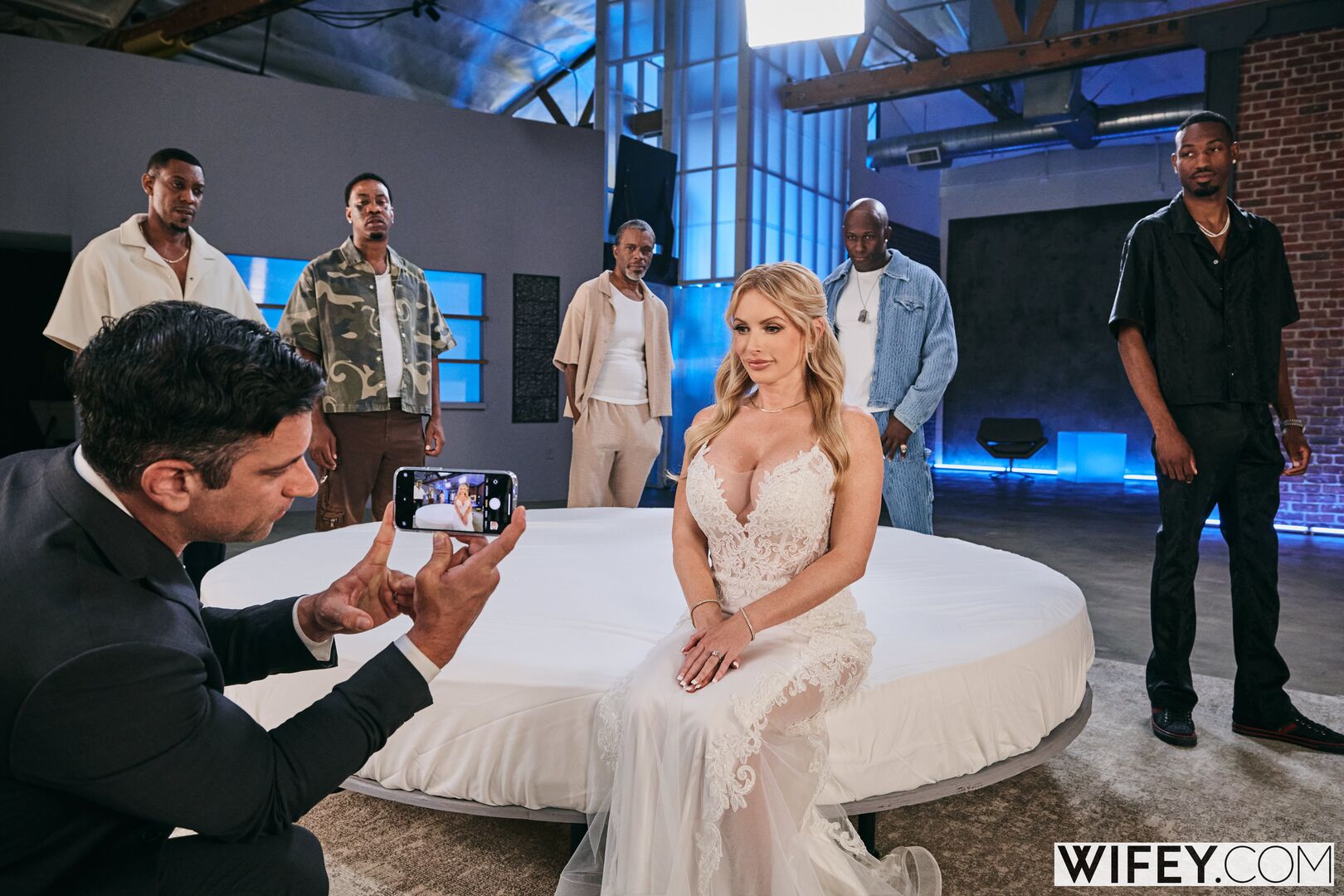 Danielle And Richard - Bride Gets Gangbanged While Hubby Watches