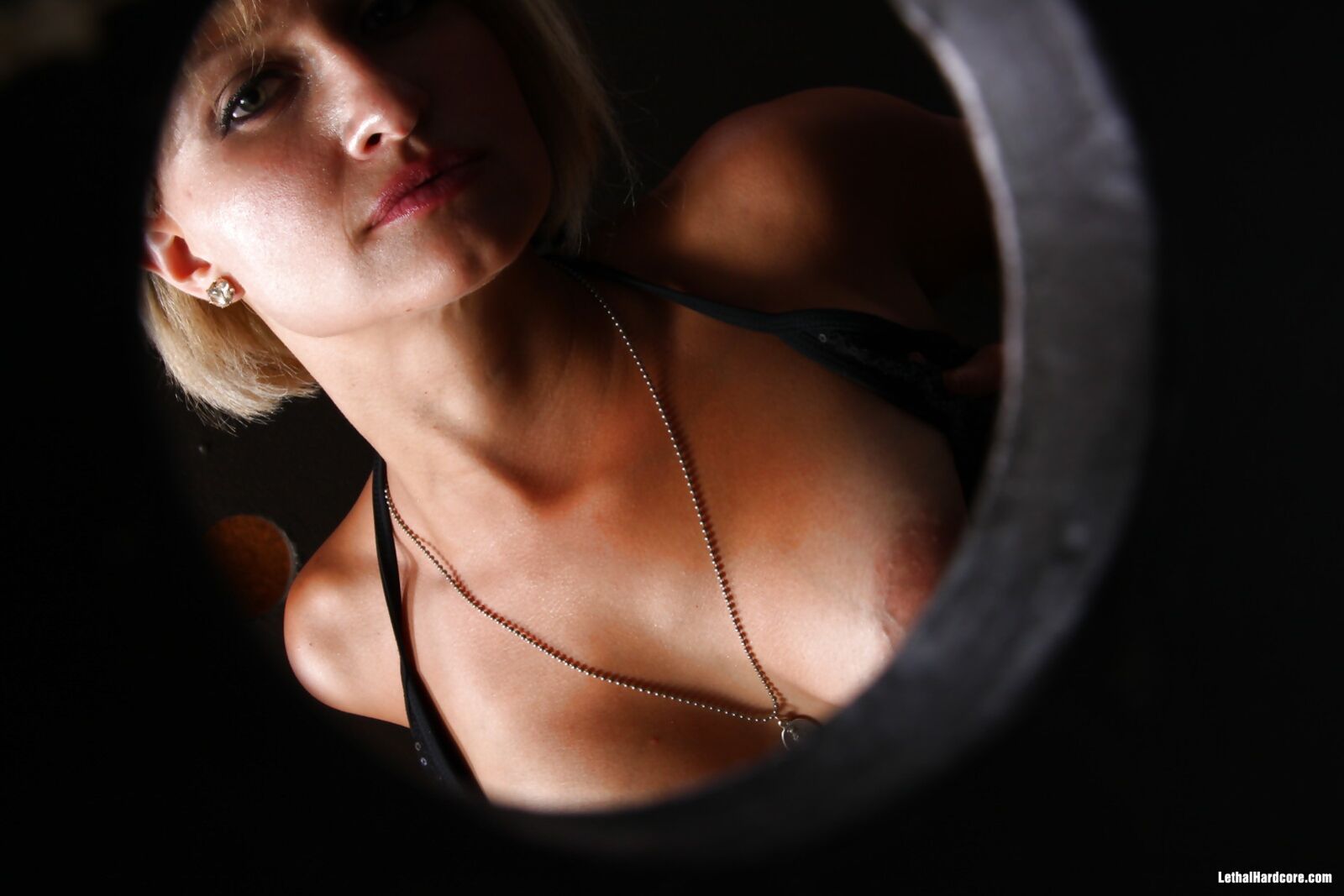 Sexy Blonde Sadie Sable Sucks And Fucks Gloryhole Cock