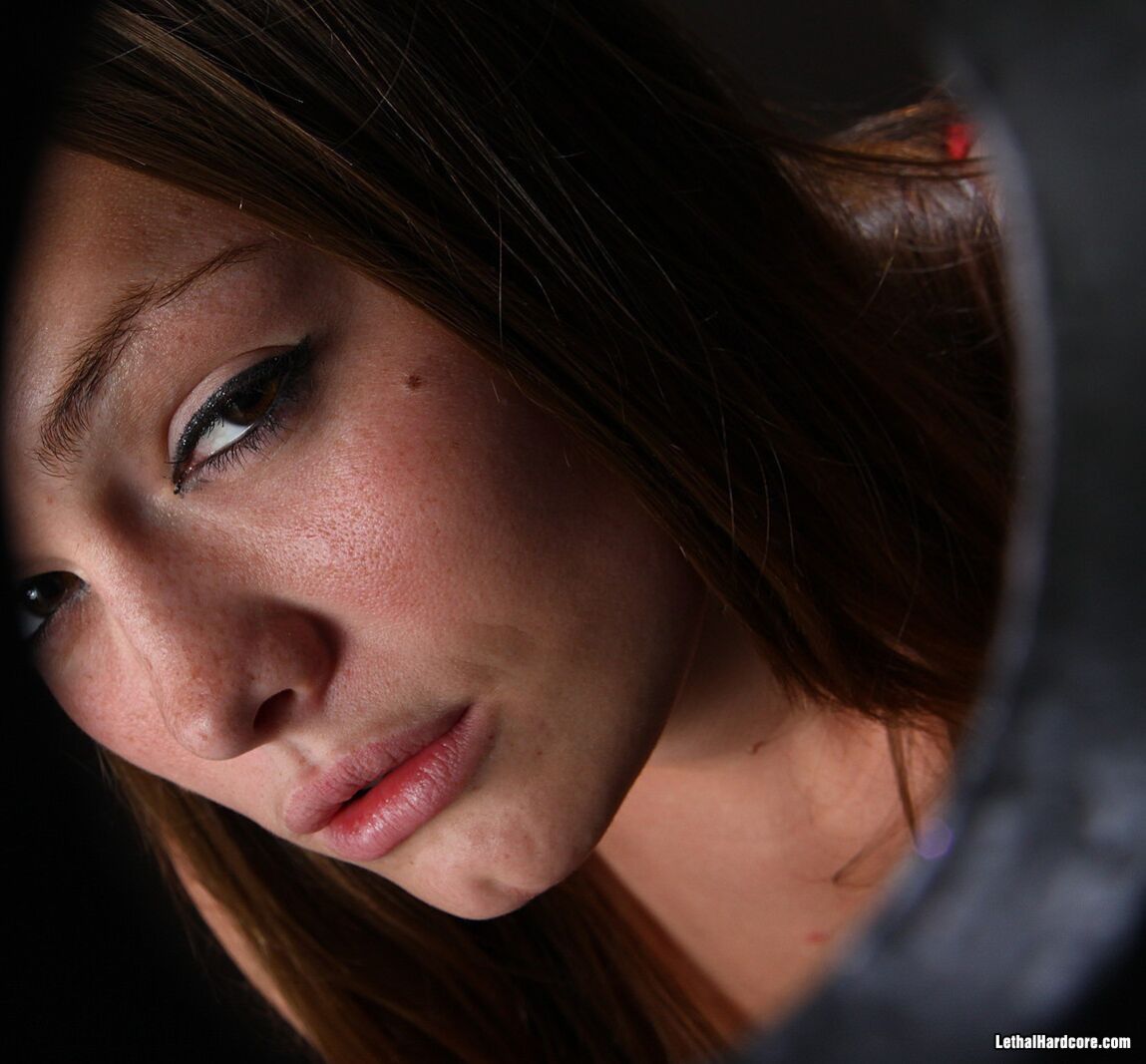 Innocent Teen Monica Rise Sucks Cock At A Glory Hole