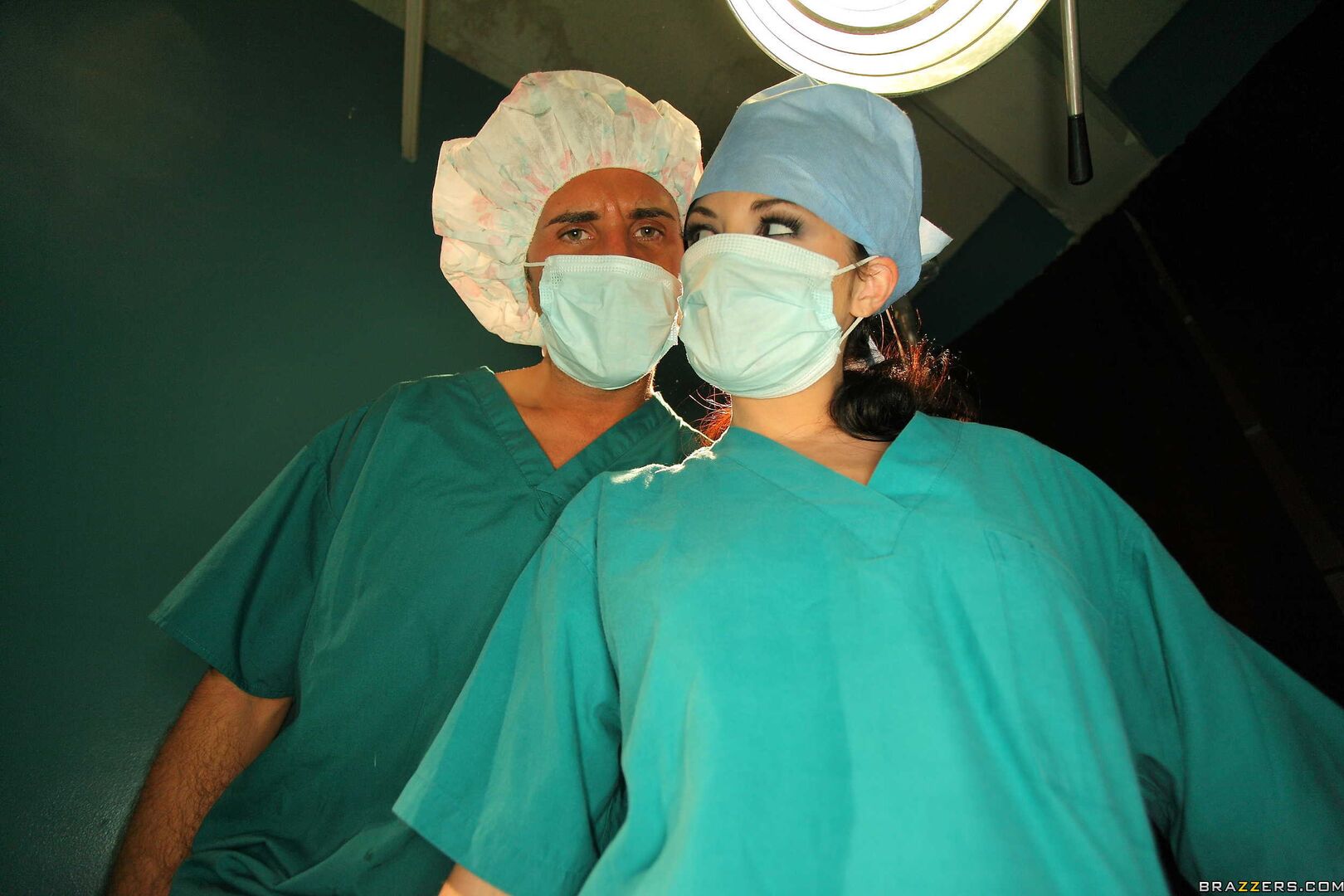 Sexy Doctor Takes Advantage Of Male Nurse