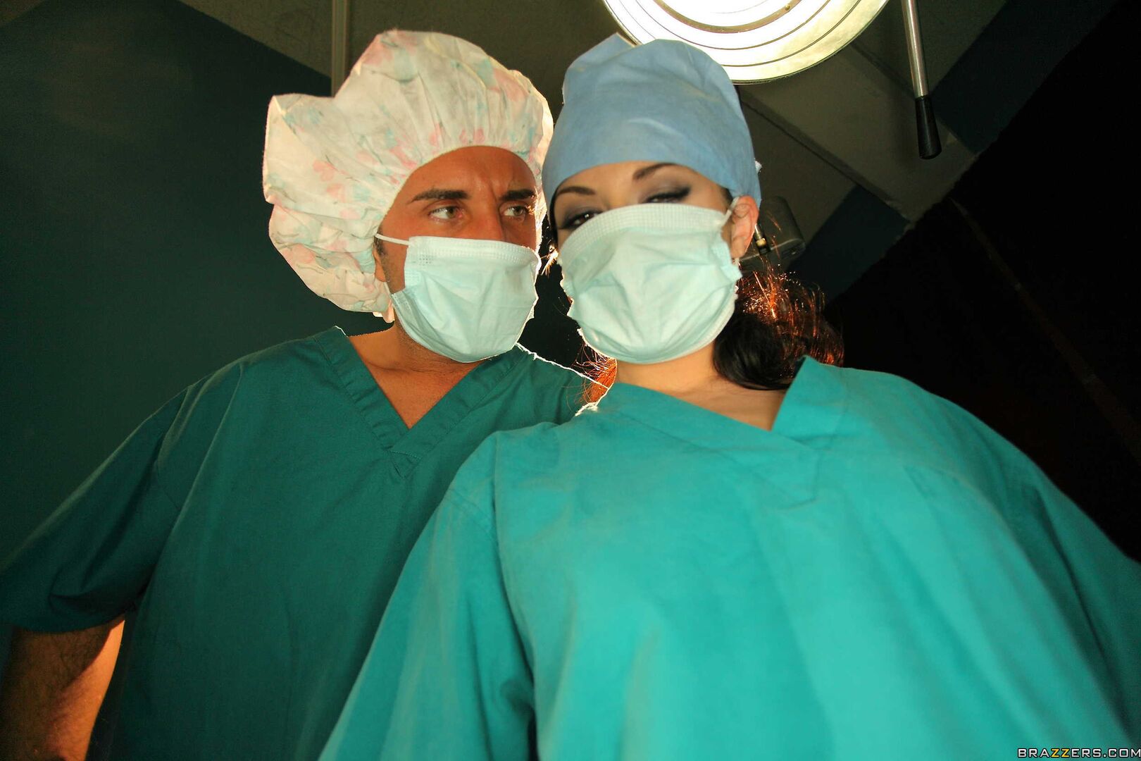 Sexy Doctor Takes Advantage Of Male Nurse