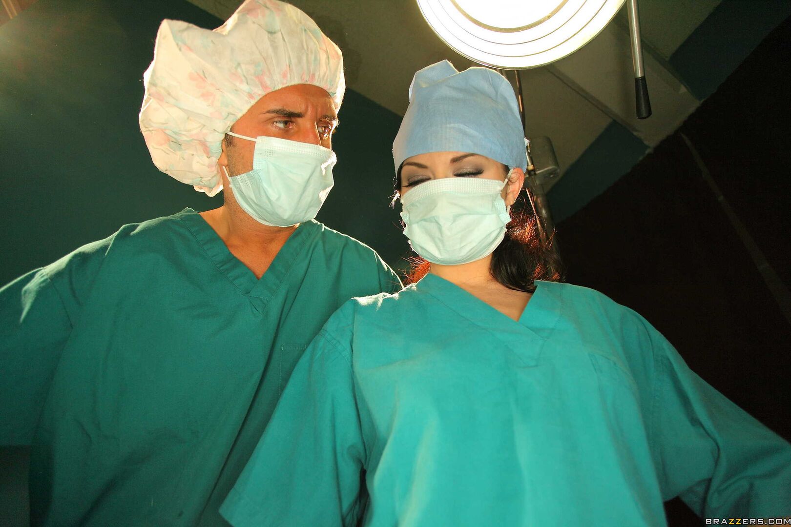 Sexy Doctor Takes Advantage Of Male Nurse