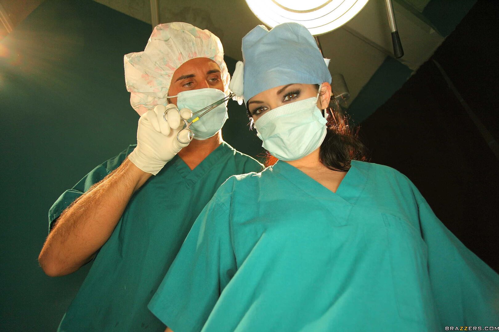 Sexy Doctor Takes Advantage Of Male Nurse