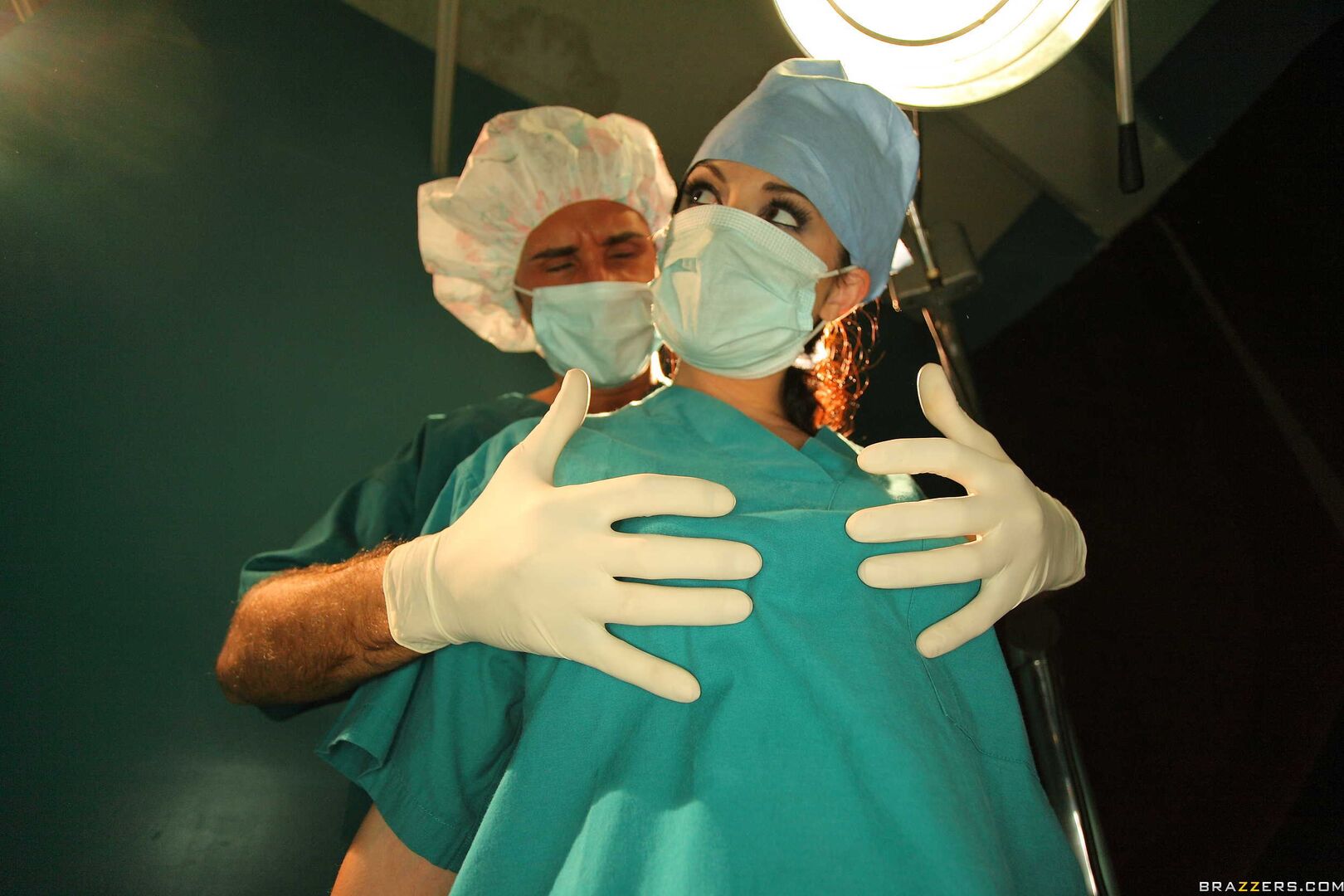 Sexy Doctor Takes Advantage Of Male Nurse