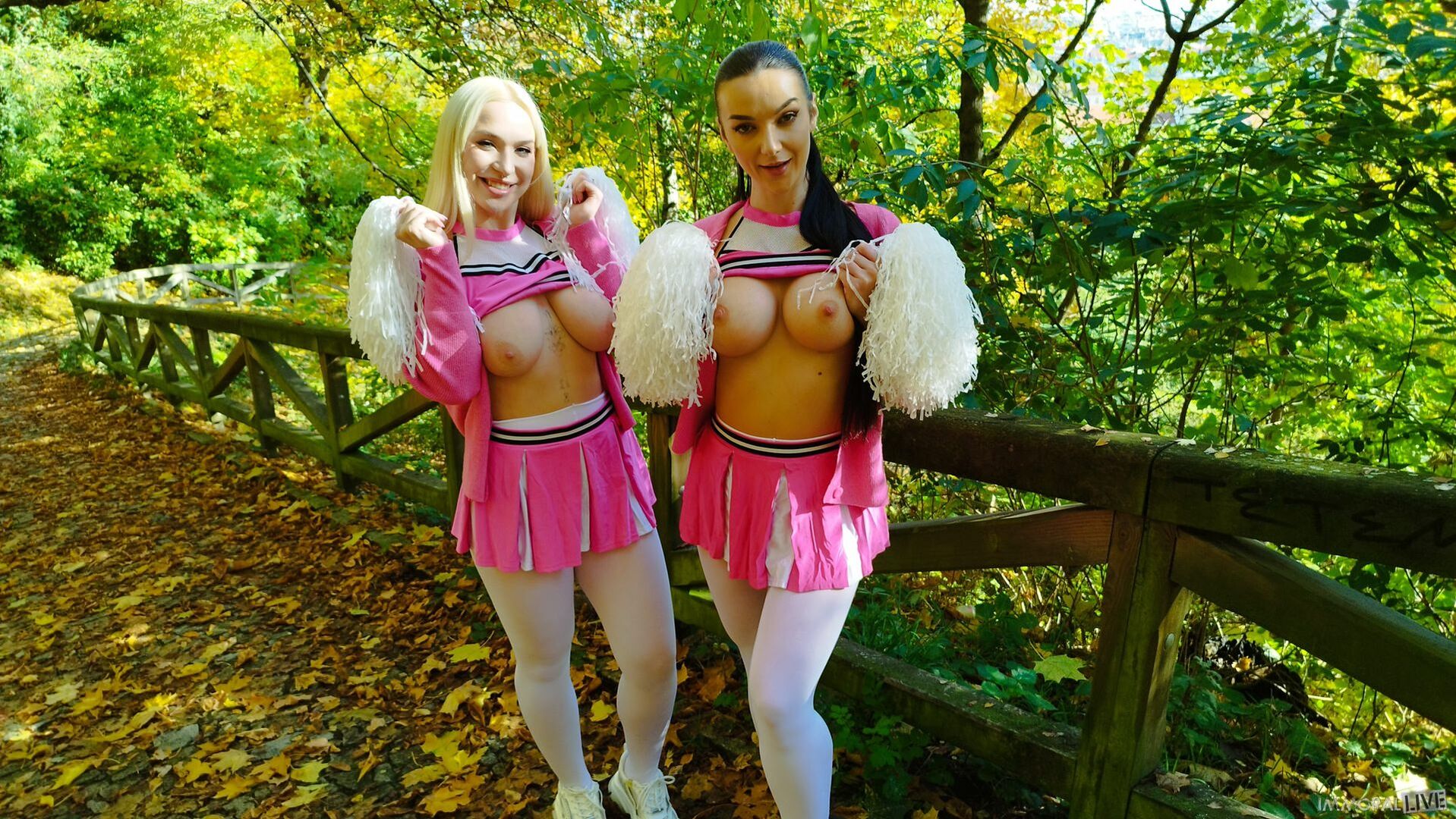 Busty Cheerleaders Cuckold Their Pervert Coach Part 1