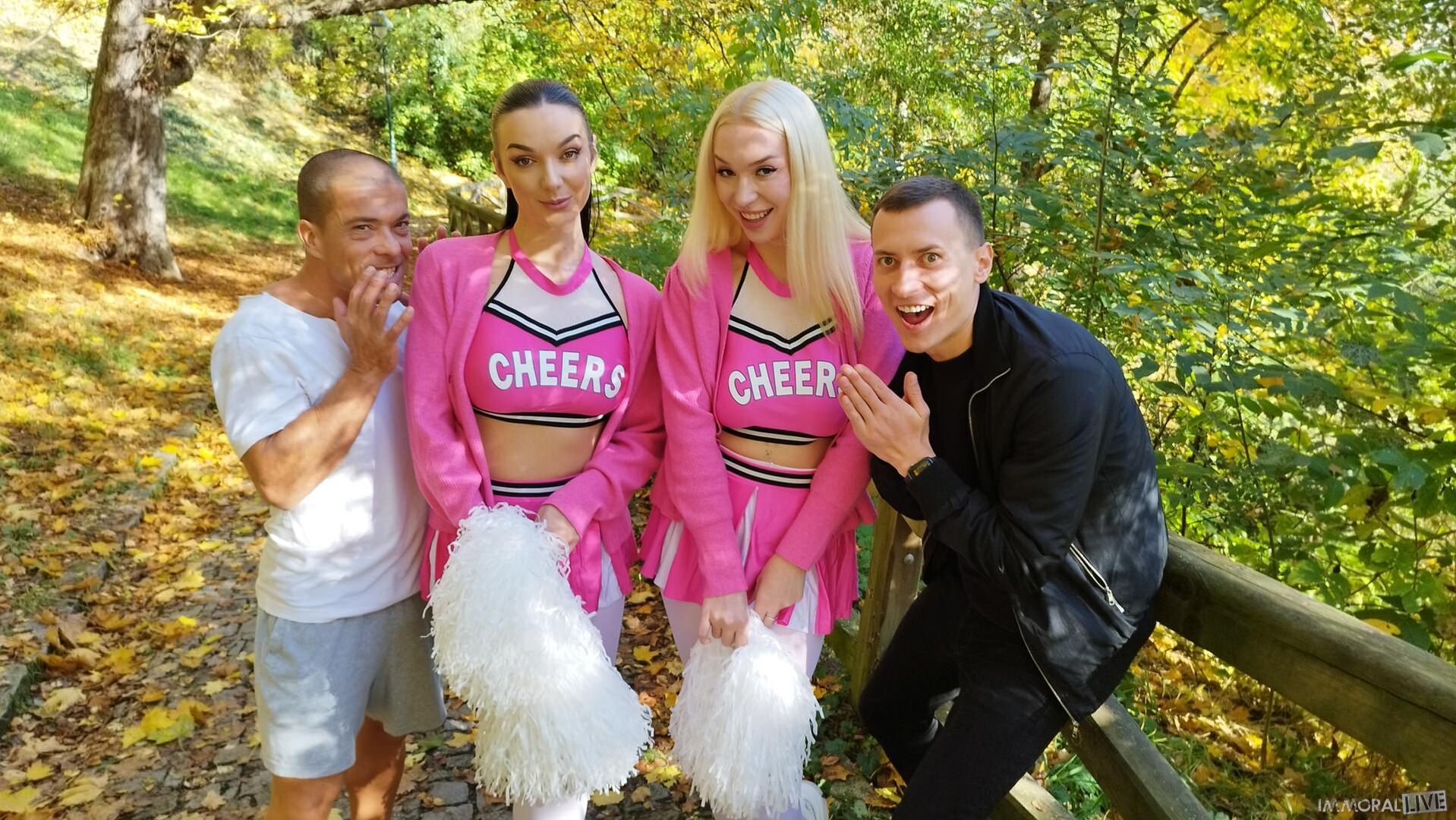 Busty Cheerleaders Cuckold Their Pervert Coach Part 1