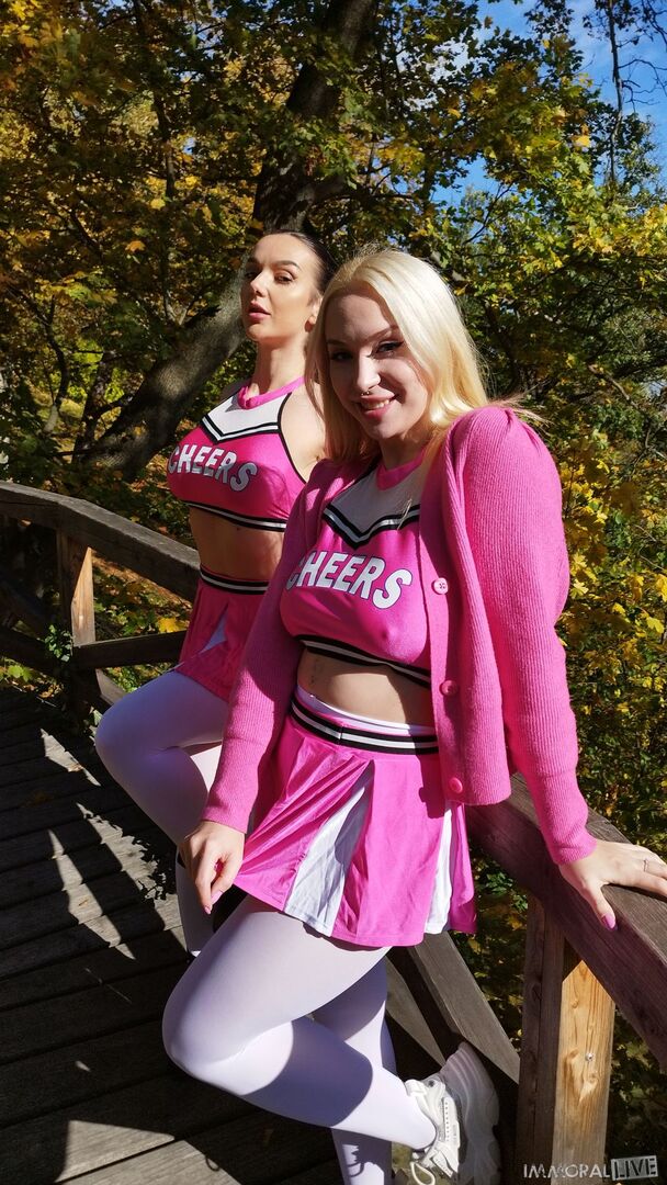 Busty Cheerleaders Cuckold Their Pervert Coach Part 1