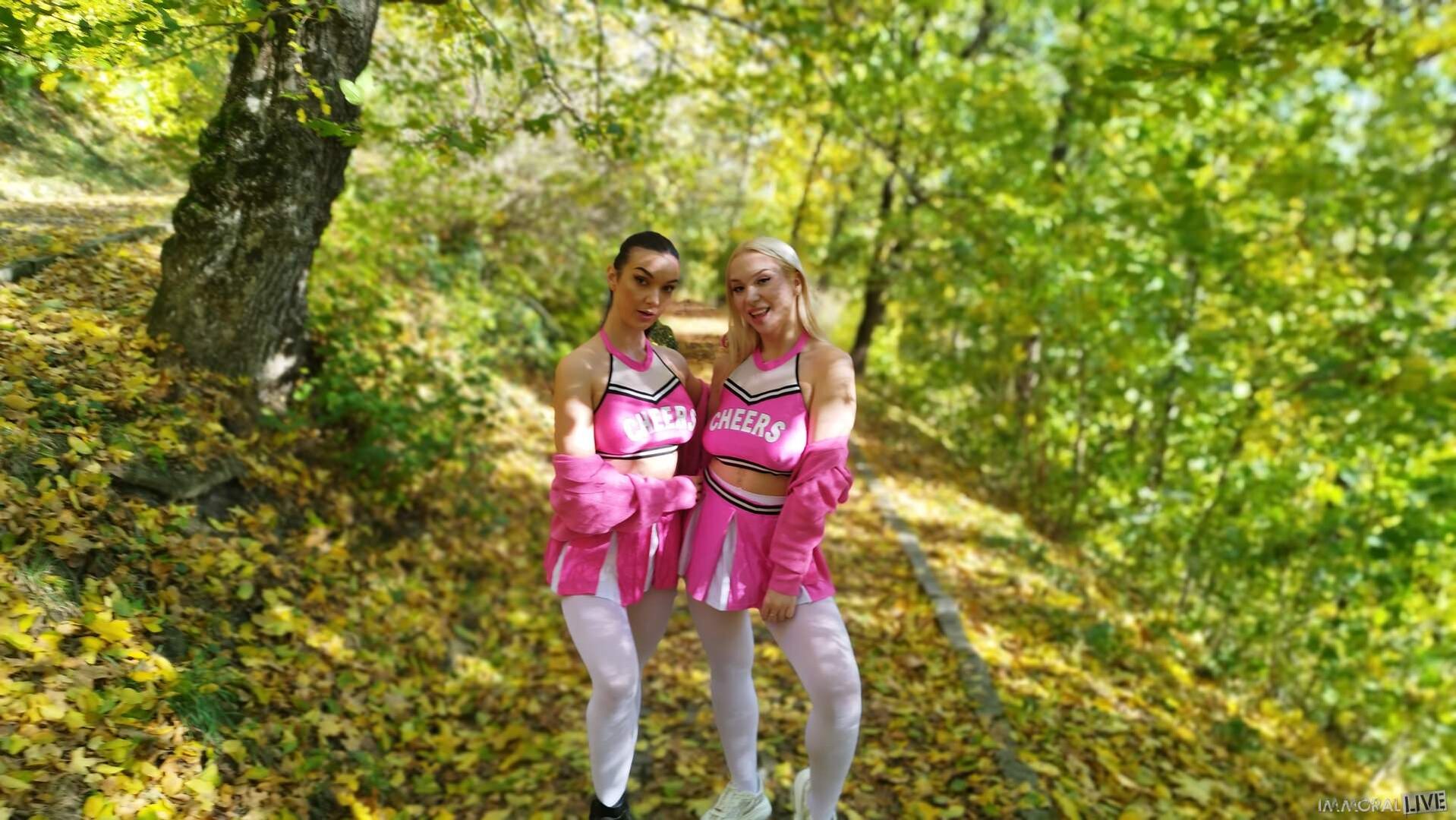 Busty Cheerleaders Cuckold Their Pervert Coach Part 1
