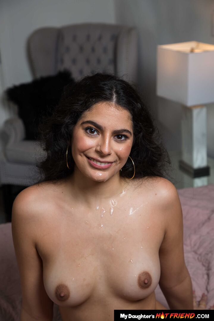 Coed babe Angel Gostosa goes all-in and seduces her friend's dad