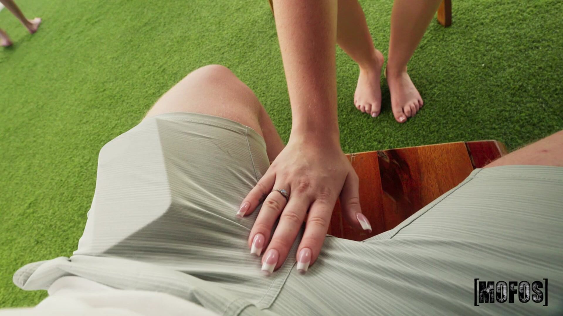 Redhead Flashes at the Resort