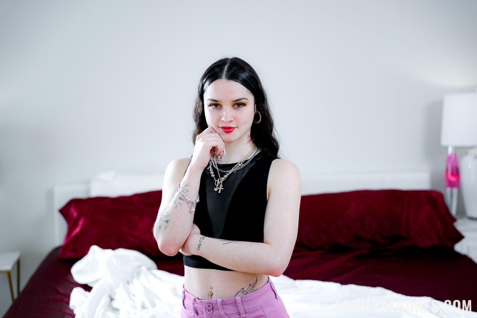 Her Stepbrother Would Confess Anything in a Threesome