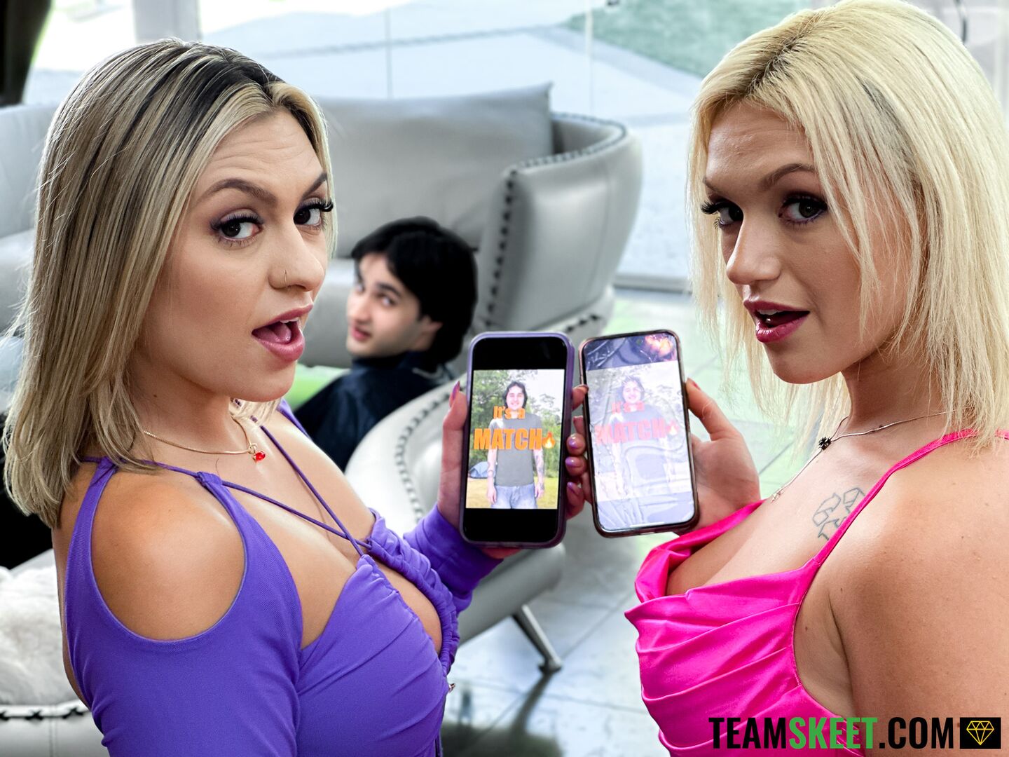 Please Plant Your Seed Inside Us - Double Creampie!