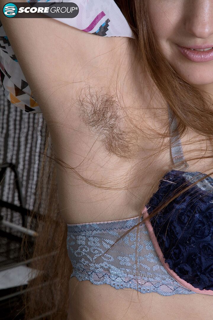 Alisa has a lot of hair everywhere