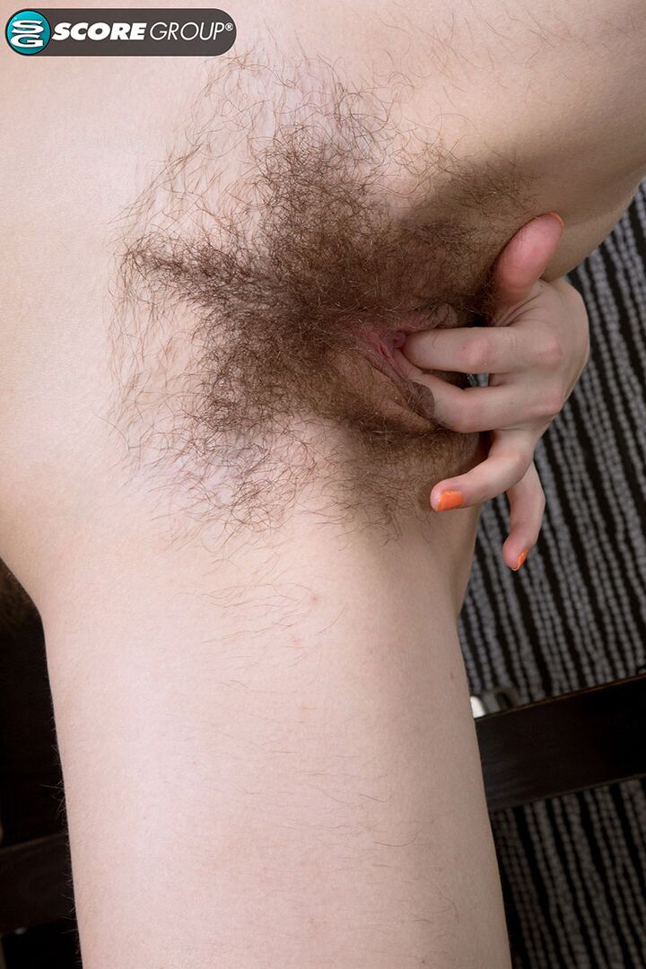 Alisa has a lot of hair everywhere
