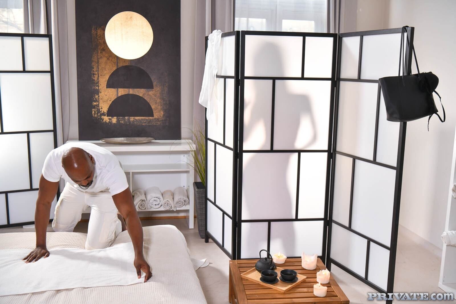 What’s a premium massage you ask? Let these two black studs show you!