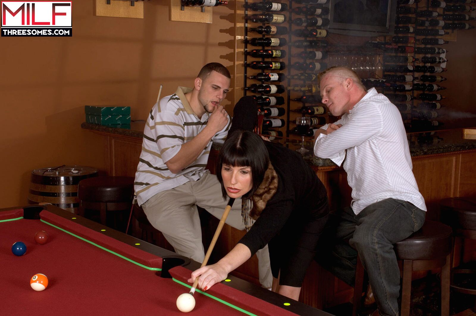 Audrey Maxx: pool hustler, cock handler