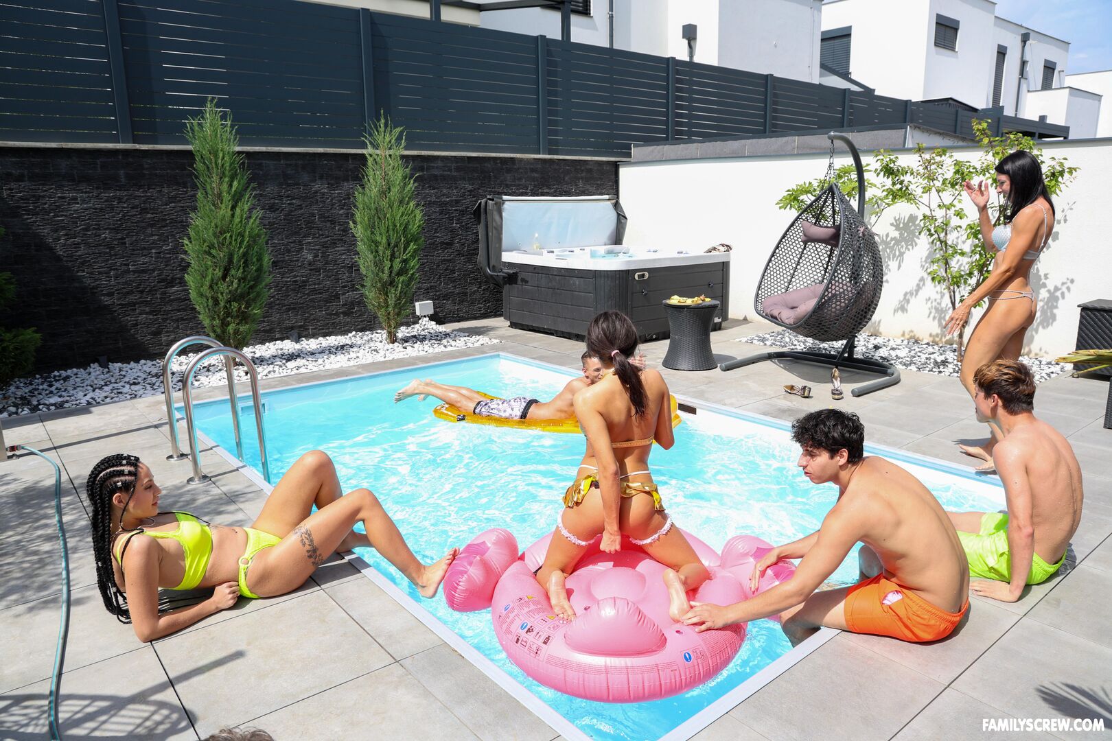 Wet & Wild Pool Party part 1