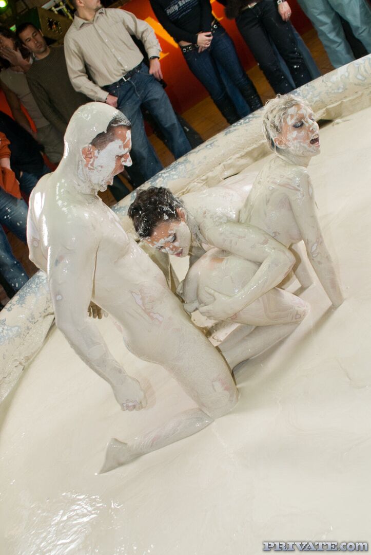 Stella and Terri Take Part in a Hardcore Mud Wrestling Event