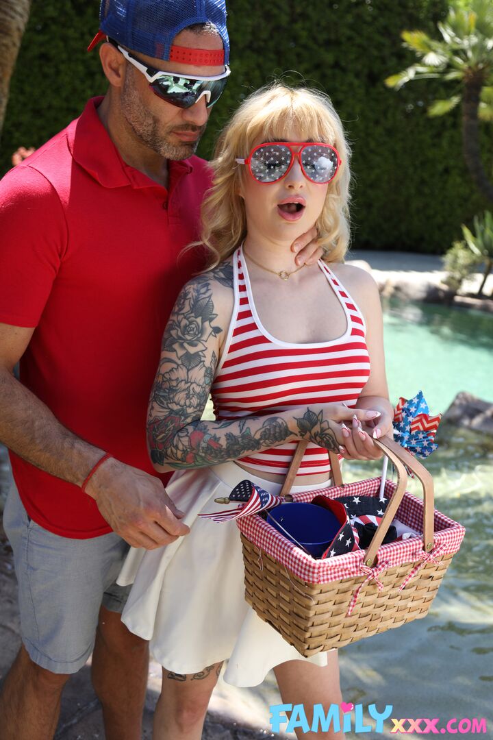 Stevie Moon Has The Perfect Poolside Flirty Bikini