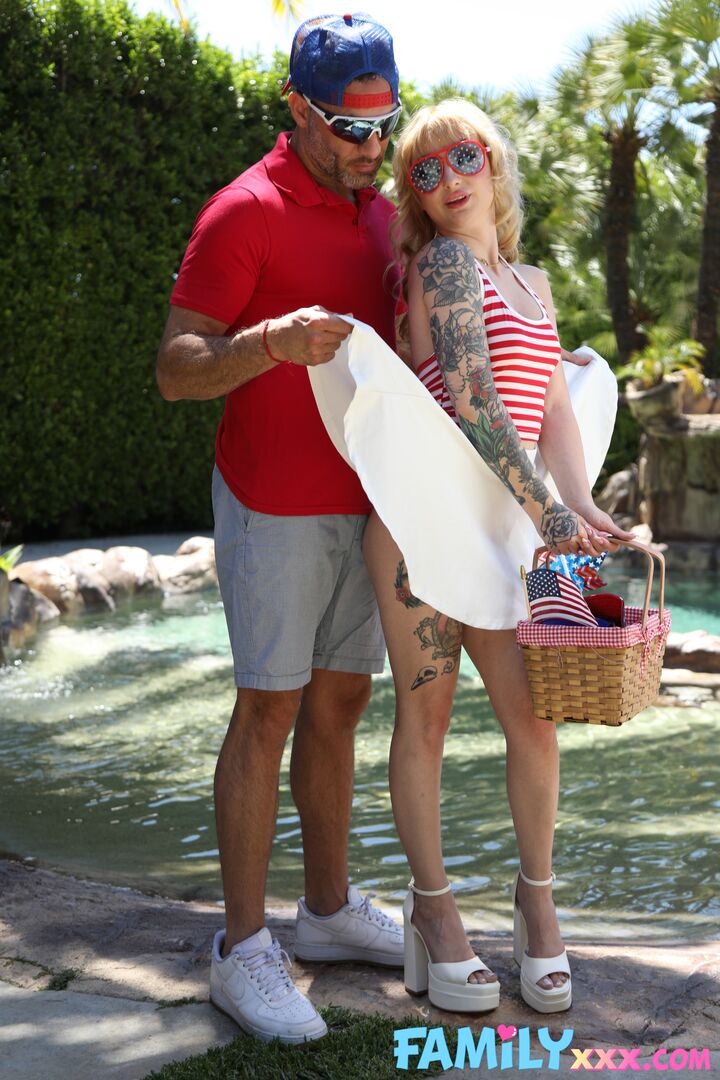 Stevie Moon Has The Perfect Poolside Flirty Bikini