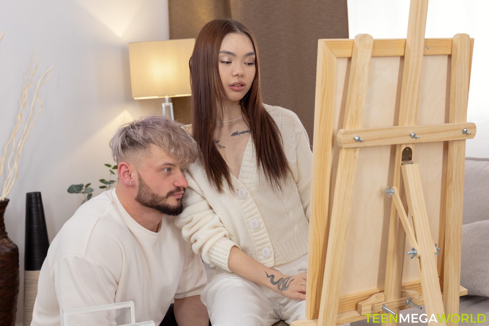Passionate lovemaking session