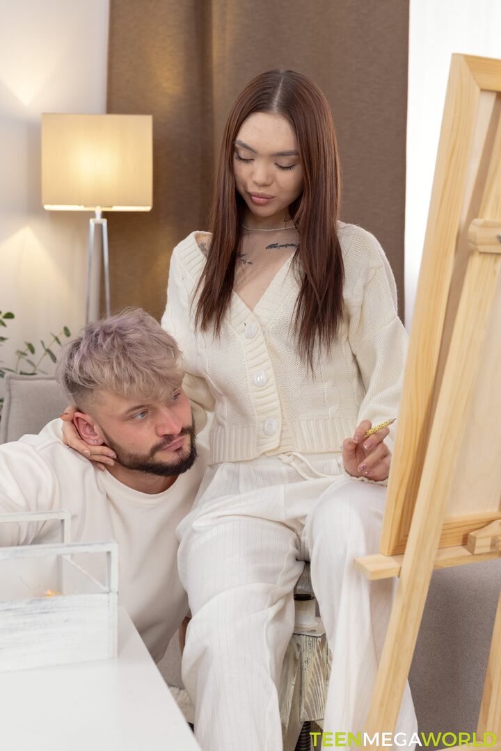 Passionate lovemaking session