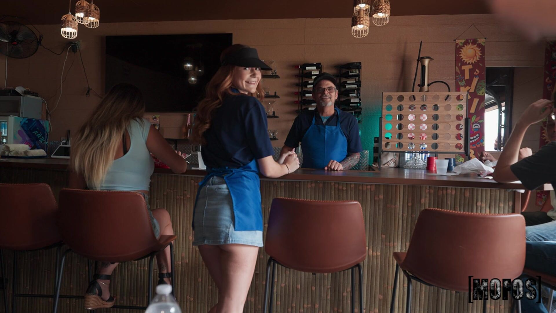 Waitress Breaks for BF's Big Sub