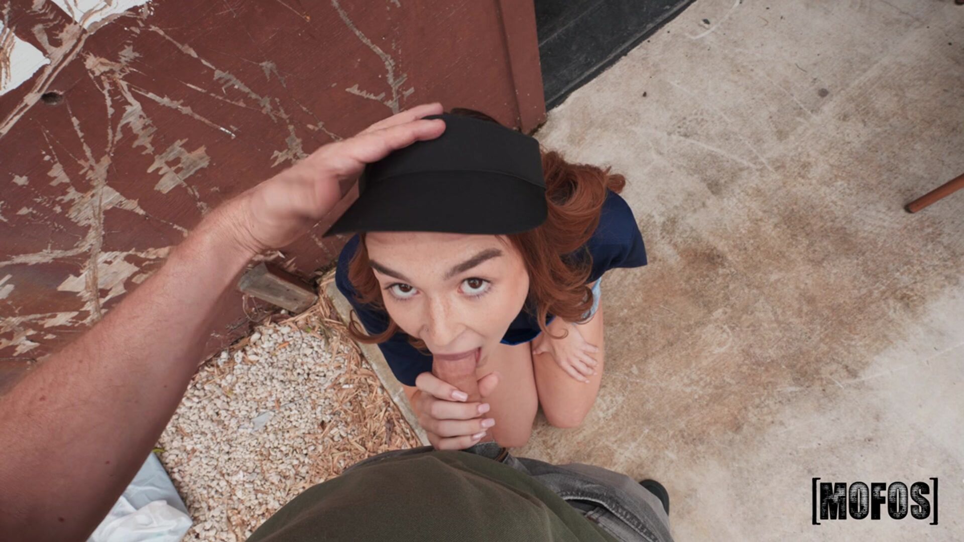 Waitress Breaks for BF's Big Sub