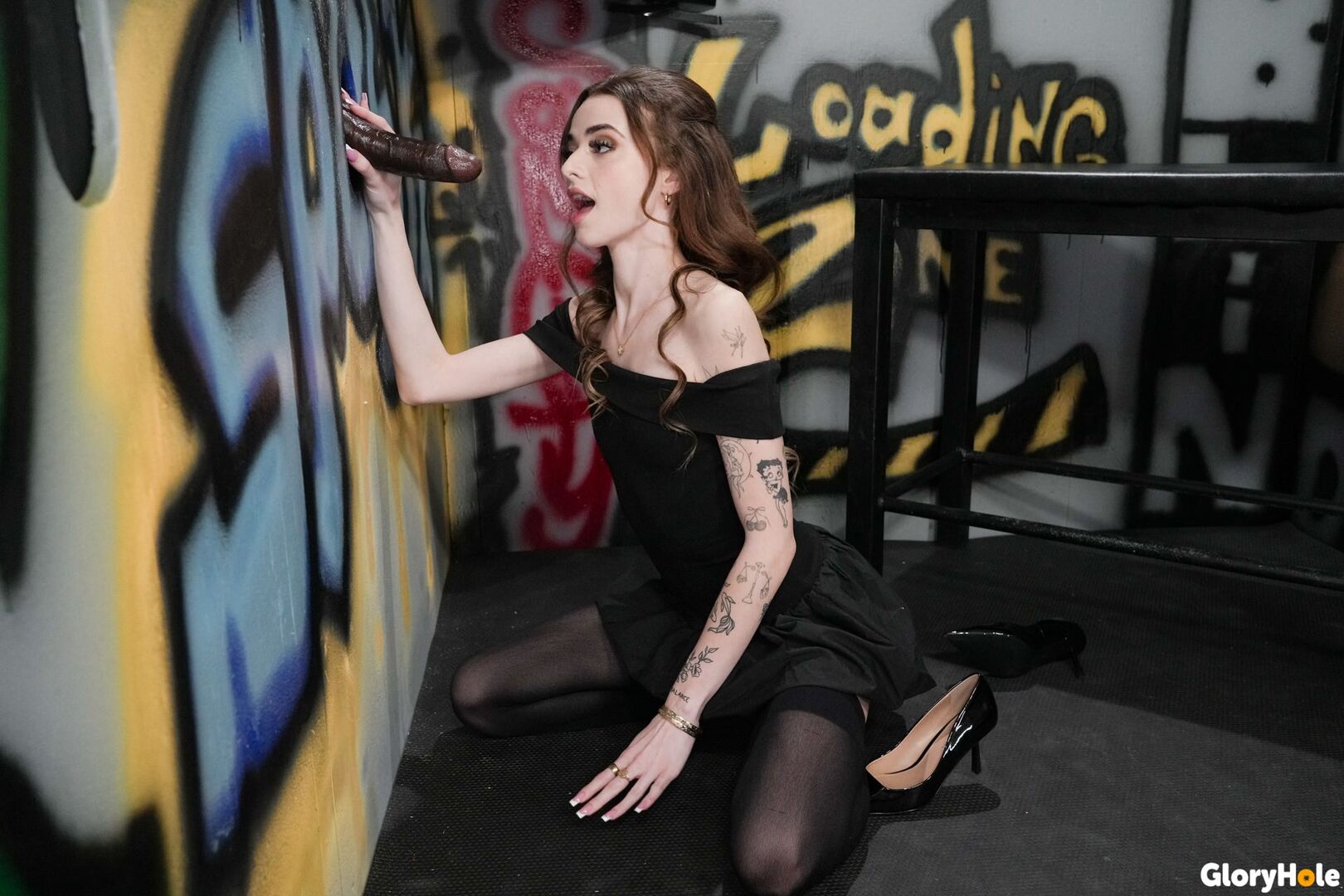 Nikki Nicole Drools From Both Holes