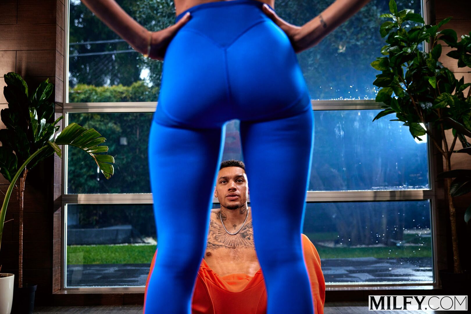 Fit Yoga MILF Rides College Cock