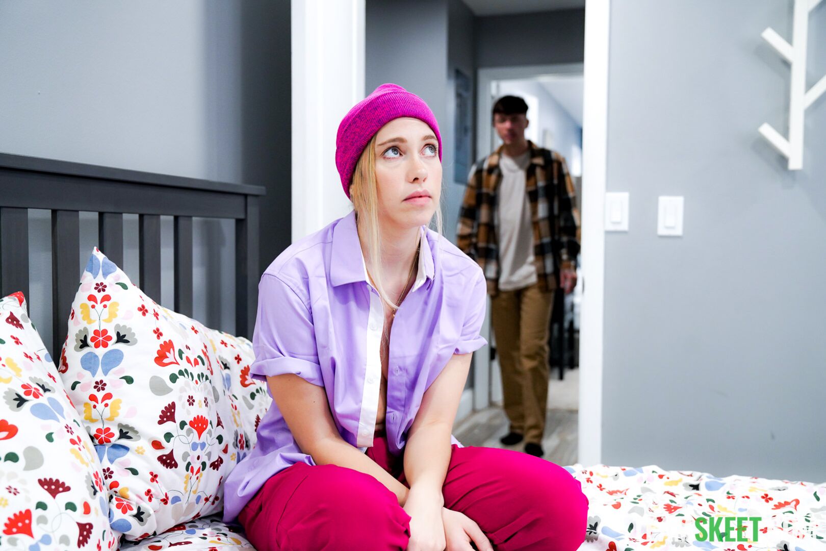 “Stepmom’s Nipple Clamps?!” Tomboy’s Unexpected Threesome