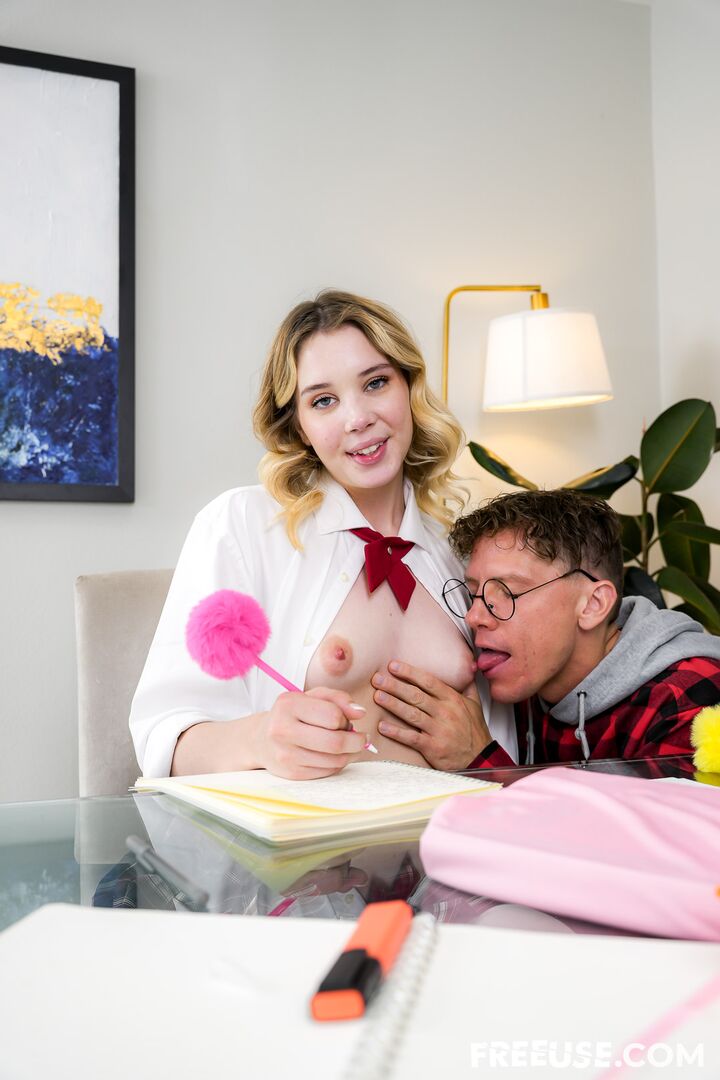 Help Me Study and I'll Be Your Freeuse Slut