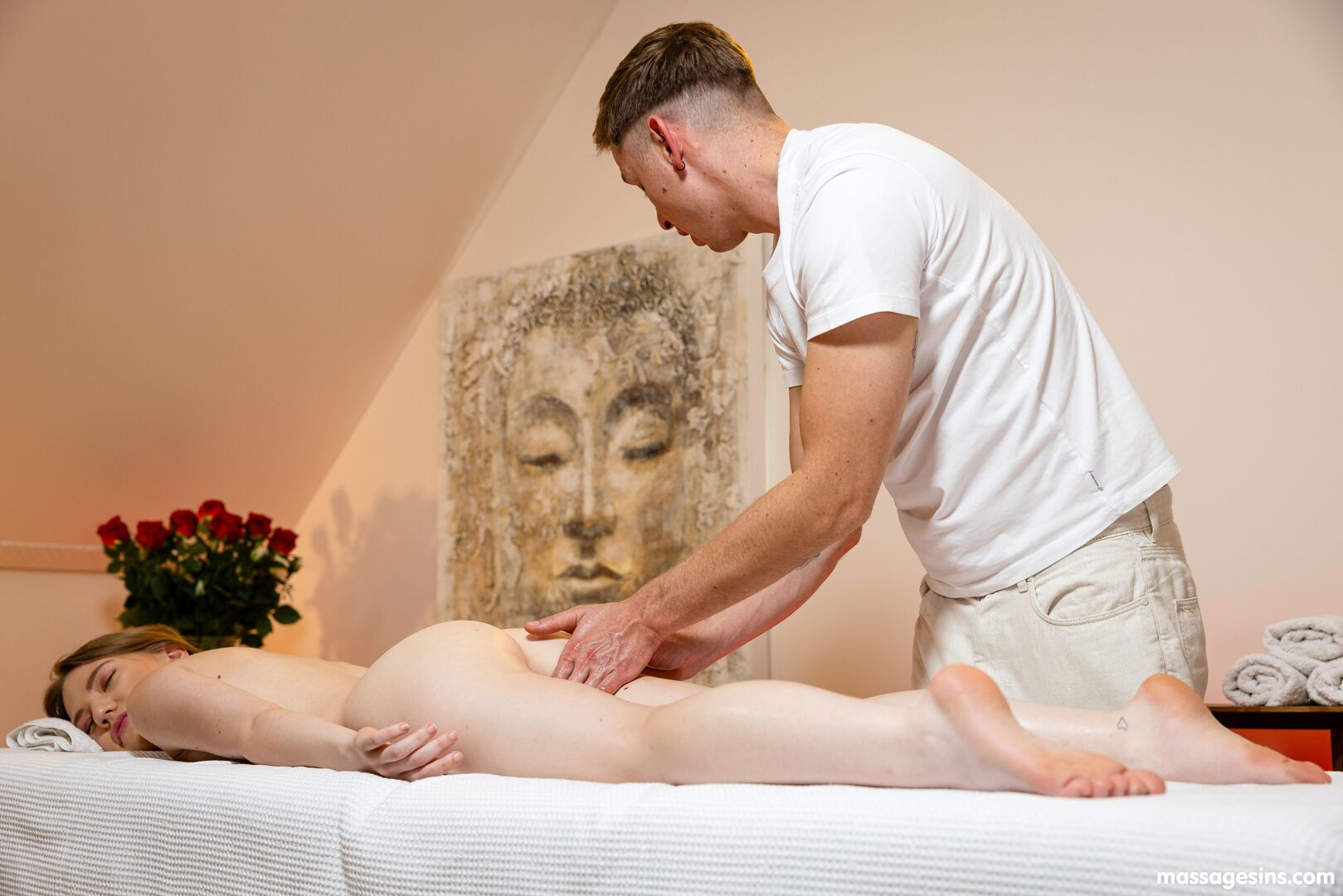 Maya Sinn's sensual full-body massage