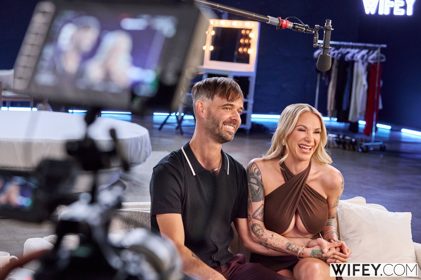 Kaci And Dakota - Tattooed Hotwife Rides BBC While Hubby Films