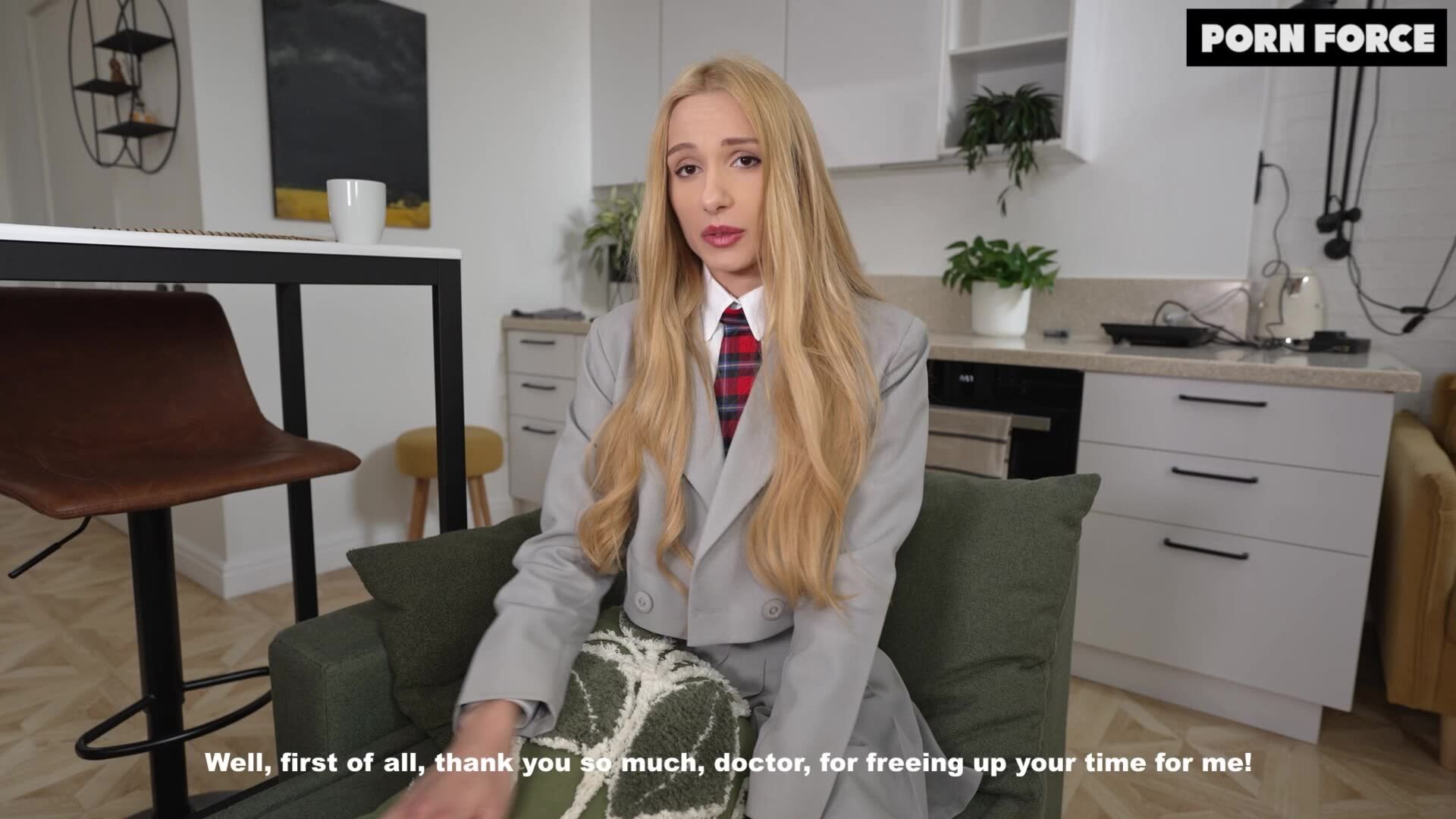 HORNY BLONDE SLUT FUCKED AT THE DOCTOR'S OFFICE
