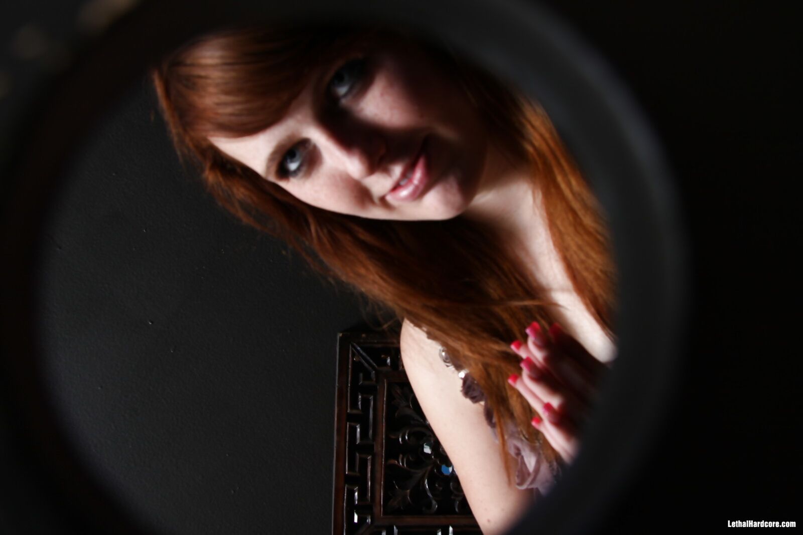 Emma Sucks Some Holy Cock At The Glory Hole