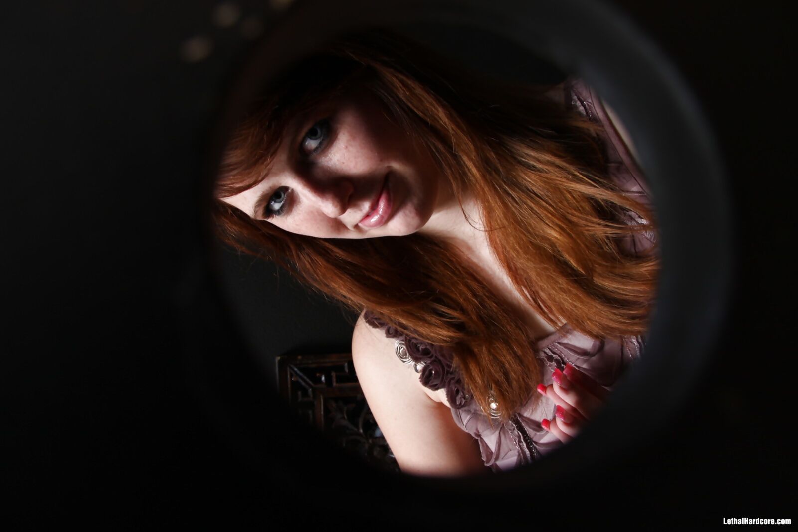 Emma Sucks Some Holy Cock At The Glory Hole