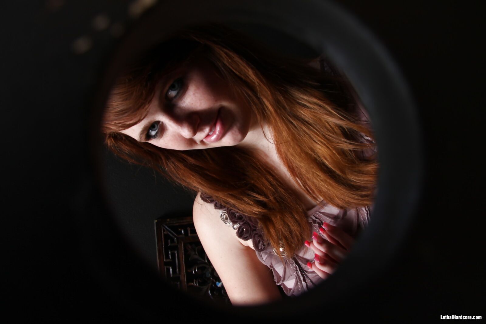 Emma Sucks Some Holy Cock At The Glory Hole