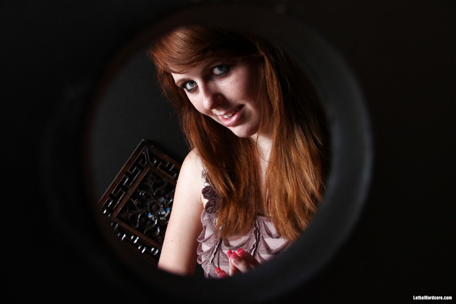 Emma Sucks Some Holy Cock At The Glory Hole