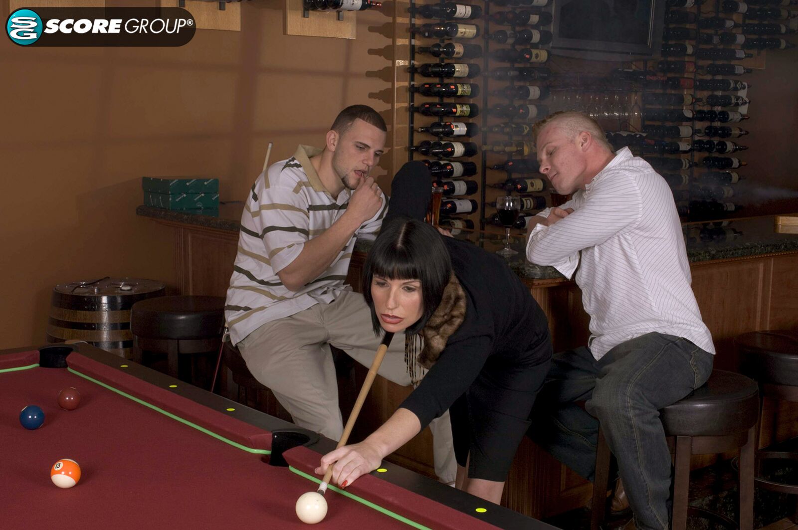 REMASTERED MONDAY! Stay-at-home mom Audrey Maxx fucks two hung studs