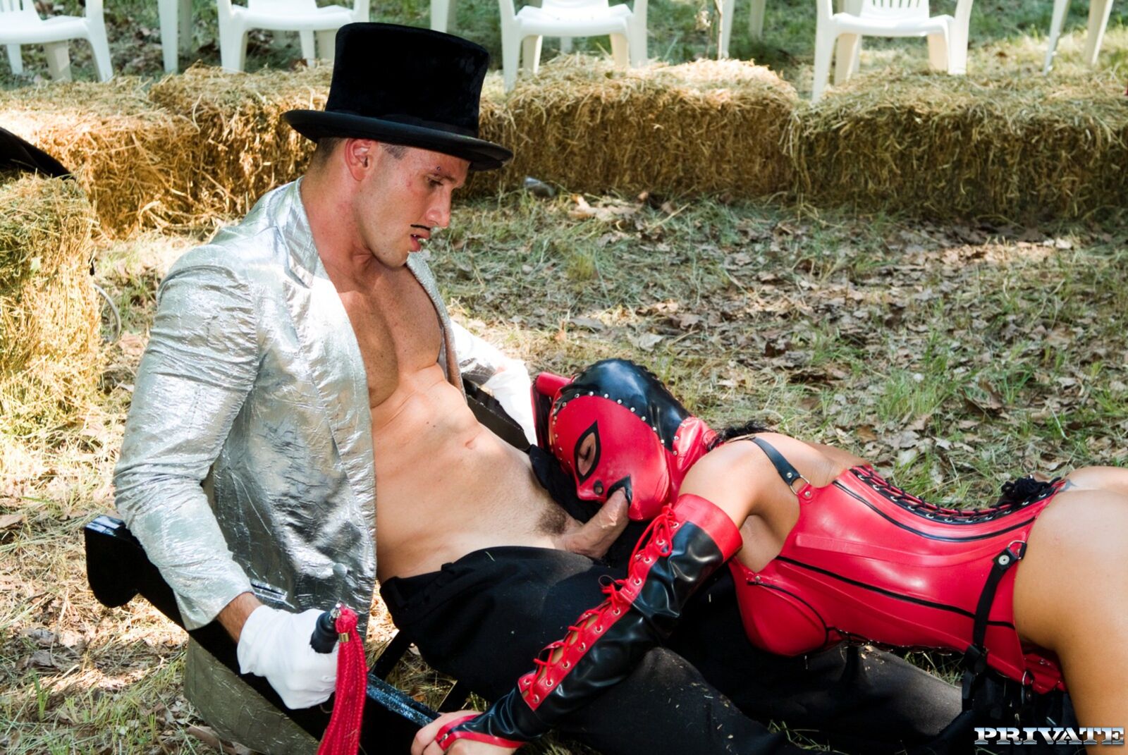 Nikky Has Outdoor Fetish Inspired Threeway Sex