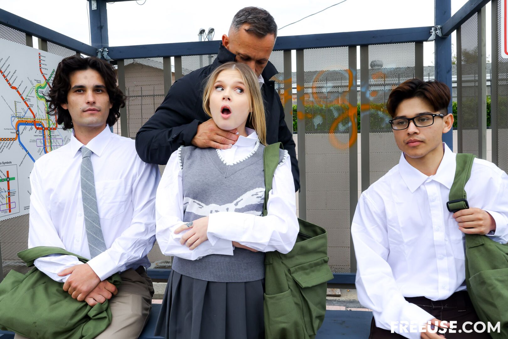 Public Freeuse: Coco Learns To Take the Teacher’s Cock