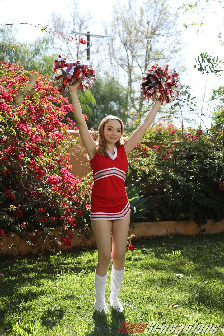 Cheerleader Selina Imai Gets Filled In After School