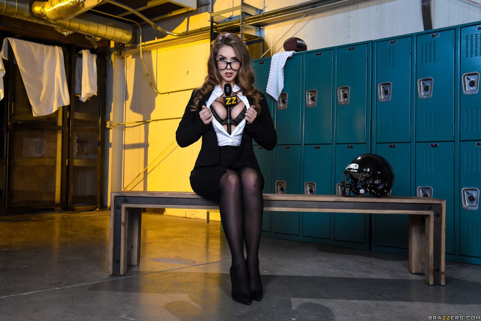 On The Sidelines, On Her Knees