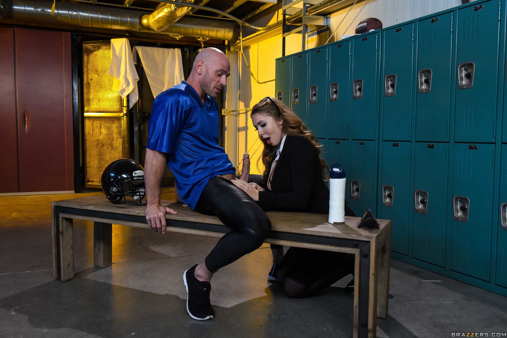 On The Sidelines, On Her Knees